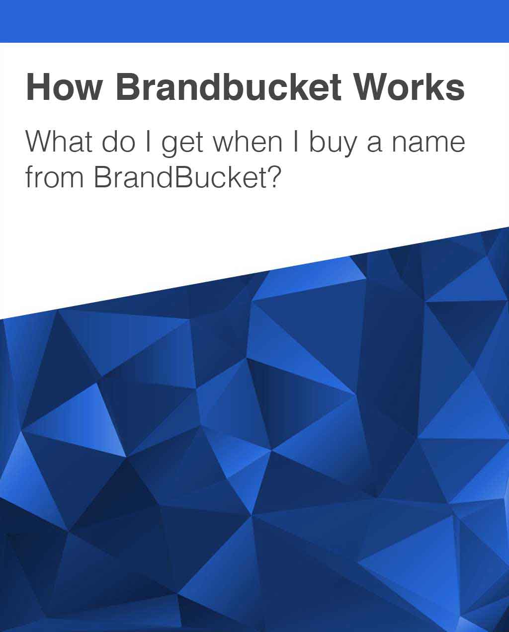 What domain extensions does BrandBucket offer?