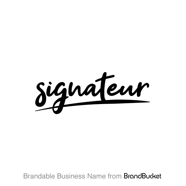 Signateur.com is For Sale | BrandBucket