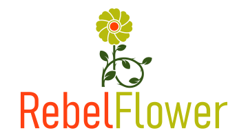 Logo for rebelflower.com