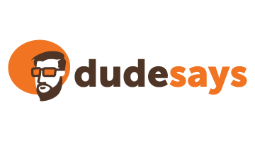 Logo for dudesays.com